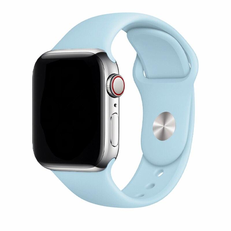 Silikonový řemínek pro řemínek Apple Watch 44 mm 49 mm 45 mm 41 mm 40 mm 42 mm 38 mm náramek iwatch série 9 7 se 3 4 5 6 8 Pásek Ultra2