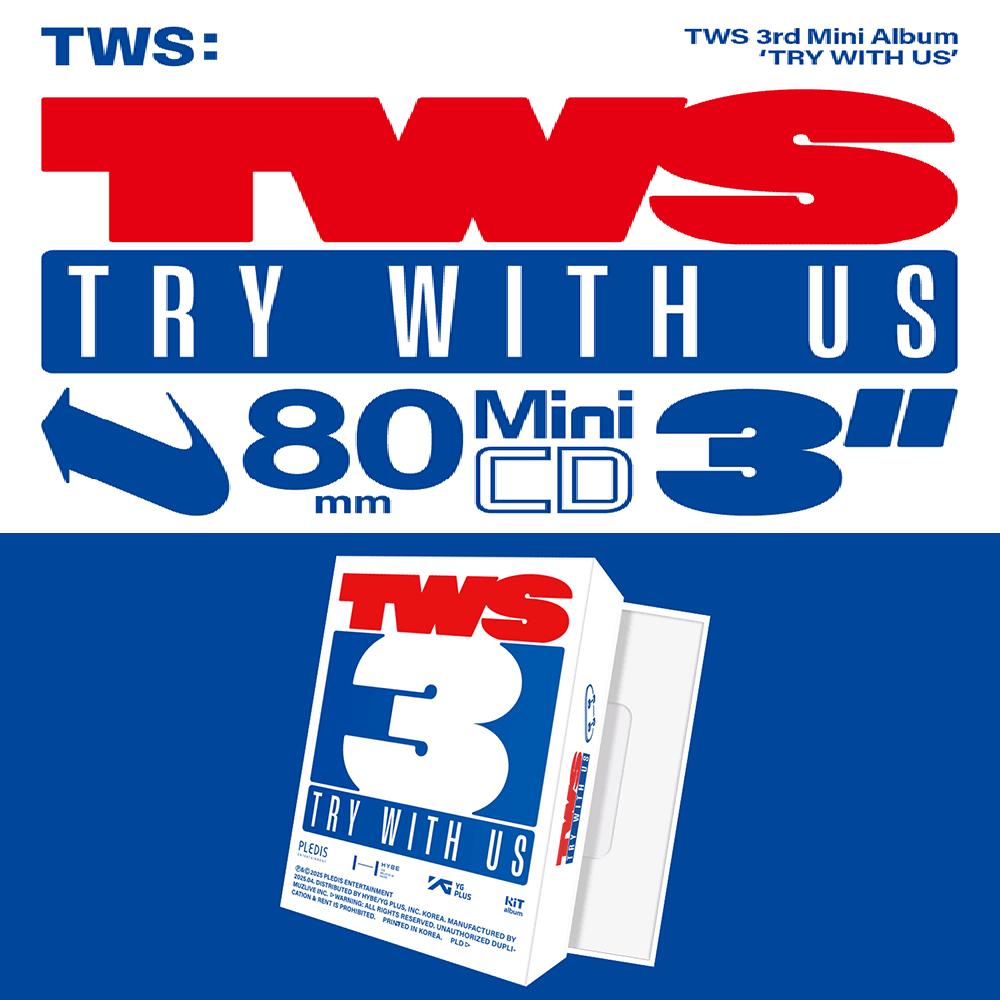 

Оформите предварительный заказ на 3-й мини-альбом TWS TRY WITH US KiT ver.