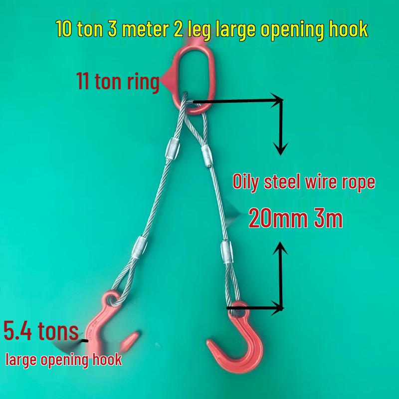Wire Rope Sling Variants: Pressed Wire Rope, Lifting Hook, Two-Leg, Three-Leg, Four-Leg.
