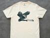 Linocut Falcon Shirt, Vintage Bird of Prey Tee, Comfort Colors Wildlife Graphic, Woodcut Falcon Lover Gift