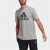 New Adidas T Shirts Men Gray GK9637