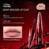 Little ONDINE Dewy Mousse Lip Clay 01-07, Water-To-Matte, Non-Fading, Soft Velvet Finish, Long-Lasting Moisturizing Comfort, Gift 2.8g/0.1 Oz