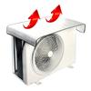 1pc, Outdoor Air Conditioner Protective Cover With Rain And Sun Protection, Outdoor Central Dust Cover, Main Unit Shield