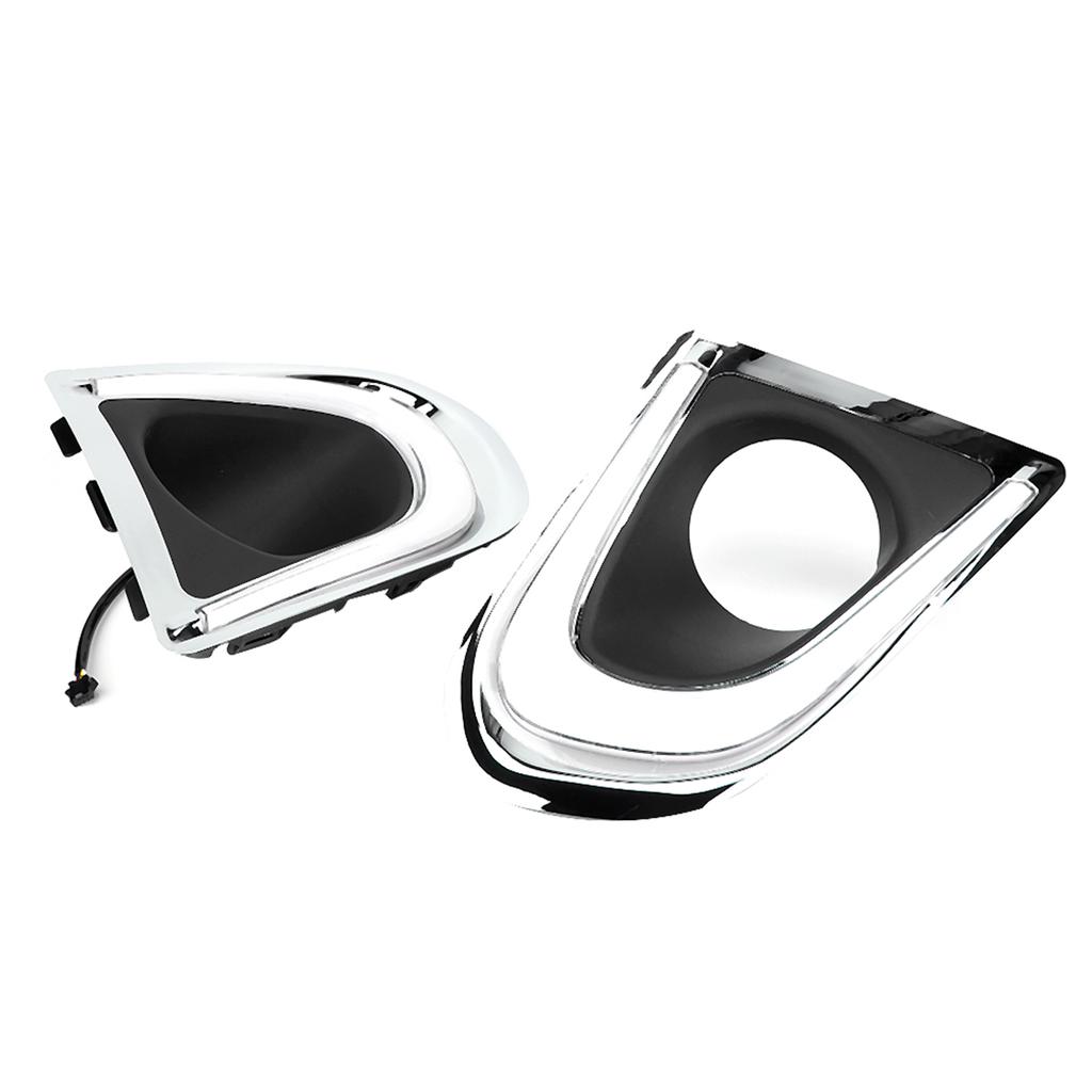 Pair of 12V LED DRL Daytime Running Lights Three‑Color Fit for TRAX 2014‑2015