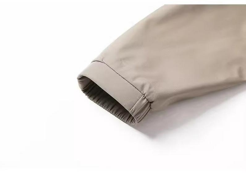 Men's High-End Autumn Stand Collar Jacket - Casual Business Style for Middle-Aged Dads
