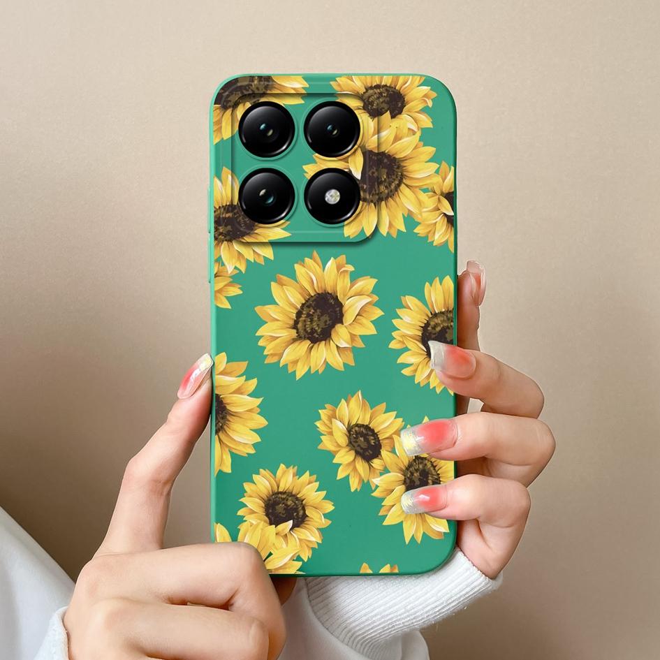 Cover For Xiaomi 14T 5G Case Fashion Love Heart Pattern Funda Shockproof Soft Silicone Phone Bags For Xiaomi 14T Pro Bumper Capa