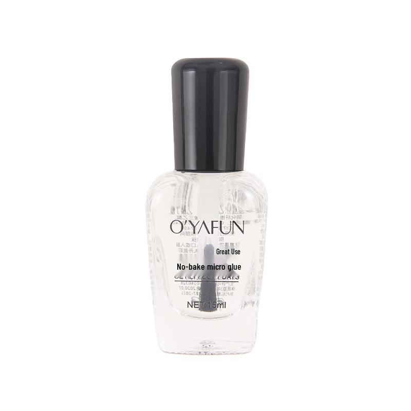 15ml Quick-Drying Non-Peel Exfoliating Micro-Gel Nail Polish, Waterproof, Non-Fading, Fine Shimmer, Nail Art Oil, One-Piece.