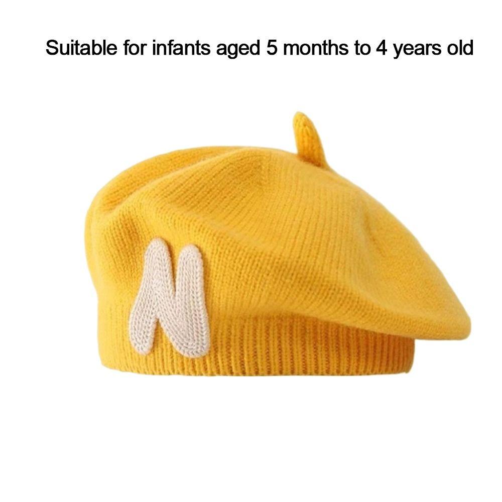 Multiple Colors Children Beanies Soft Kids Cap Winter Warm Woolen Knitted Hats