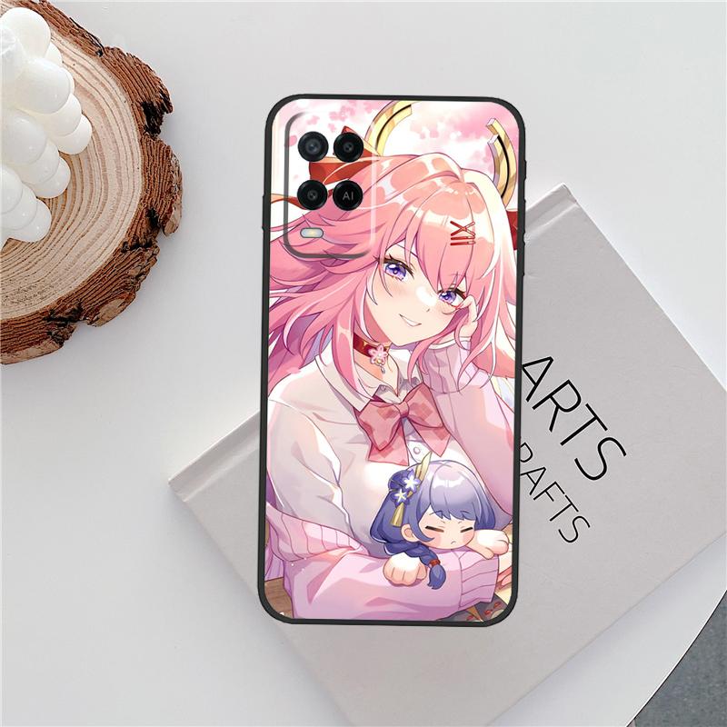 Genshin Impact Yae Miko Case For Oppo A15 A80 A60 A40 A94 A54 A98 A78 A18 A38 A58 A16 A76 A96 A17 A77 A74 A57S Cover