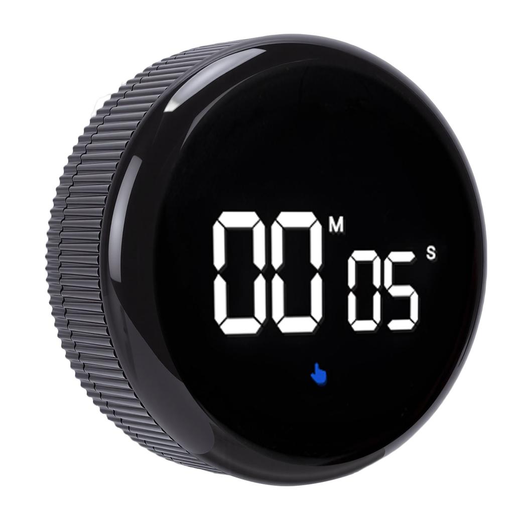 Digital Kitchen Timer Magnetic Countdown Countup Timer with Large LED Display USB Rechargeable Easy for Cooking Backing