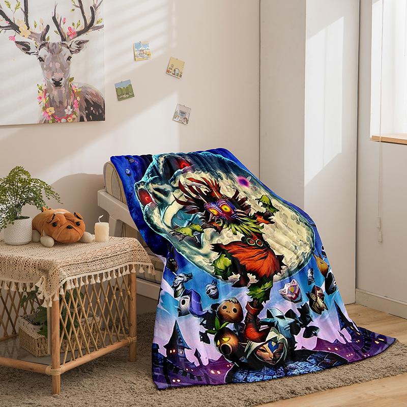 Cartoon Doppelseitige Flanell 3D Digitaldruck Decke Decke