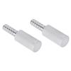 2Pcs 0.5 Diffusion Stone Stainless Steel Aeration Stone with 1/4 Inch Outer Diameter Barb