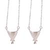 Creative Trendy Bouquet Wrapping Pendant Necklace for Women Small Flower Insertable Choker Fashion Clavicle Chain Jewelry Gift