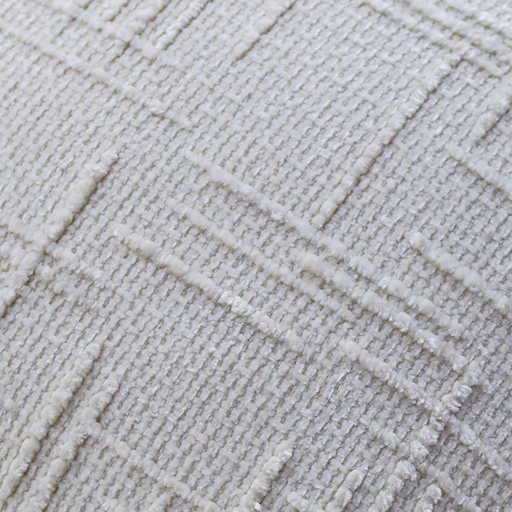 Wabi-sabi Style White Pillow, High-end Sofa Cushion, Living Room Bay Window Cushion, Back Pillow, Lumbar Pillow Pillow Case