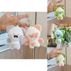 Adorable 4.7in Dudu Cat Plush Toy Keychain Decoration