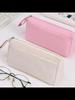Stylish portable Oxford fabric case, simple two-layer, gift set for stationery.