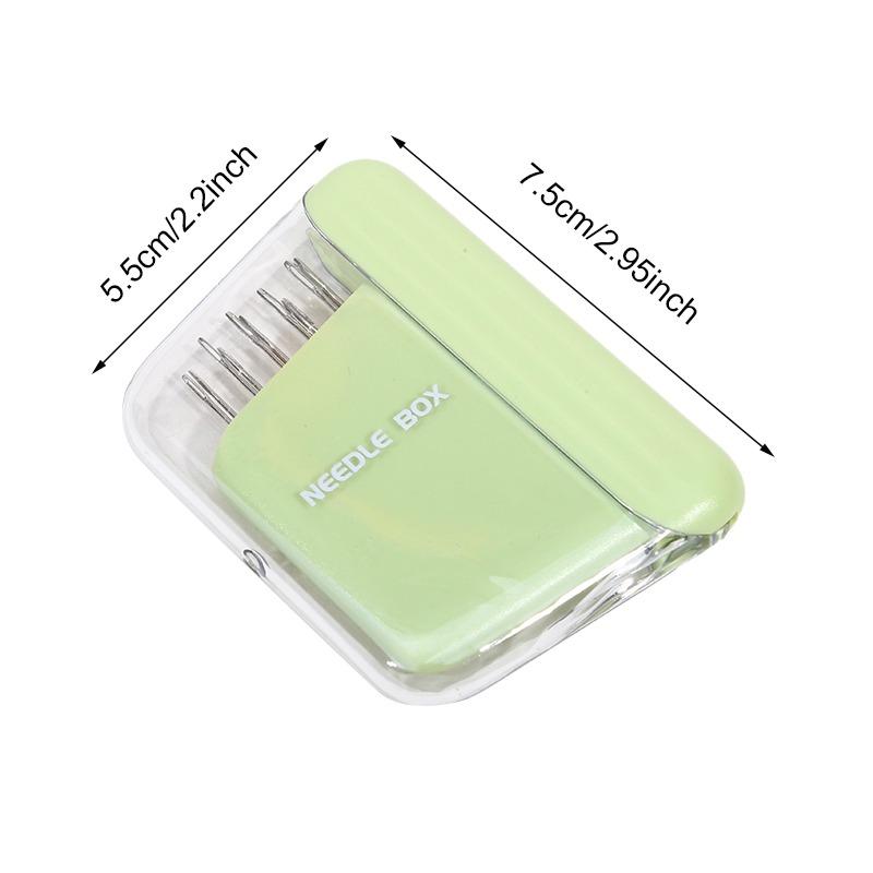 Needle Case With 10 Pcs Sewing Needles Sewing Knitting Pin Holder Case Embroidery Needle Case With Magnetic Travel Accessories