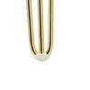 Hairpin furniture leg, height 71 cm, 3 rods gold chrome