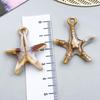 New Acrylic Ocean Conch & Starfish Pendant Charm for DIY Bracelets & Necklaces