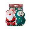Christmas Plush Cat Toy with Catnip Durable Washable Self-Entertaining Teeth Grinding Chew Toy for Kitten Giochi Per Gatti