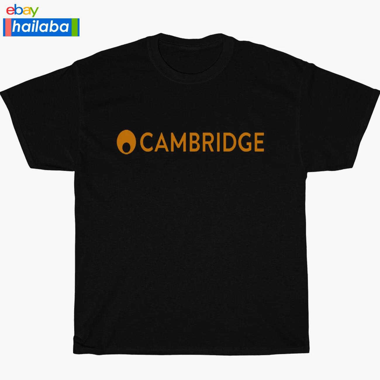 New Cambridge Audio Logo Black/Navy/Sport Grey/White Men s T shirt S-5XL 4XL