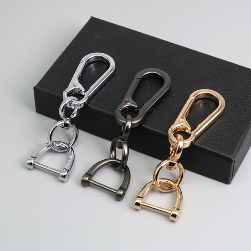 Practical Carabiner Hook Keychain With Swivel and Screwdriver Key Holder Accessory for Bags Handbags Business Use
