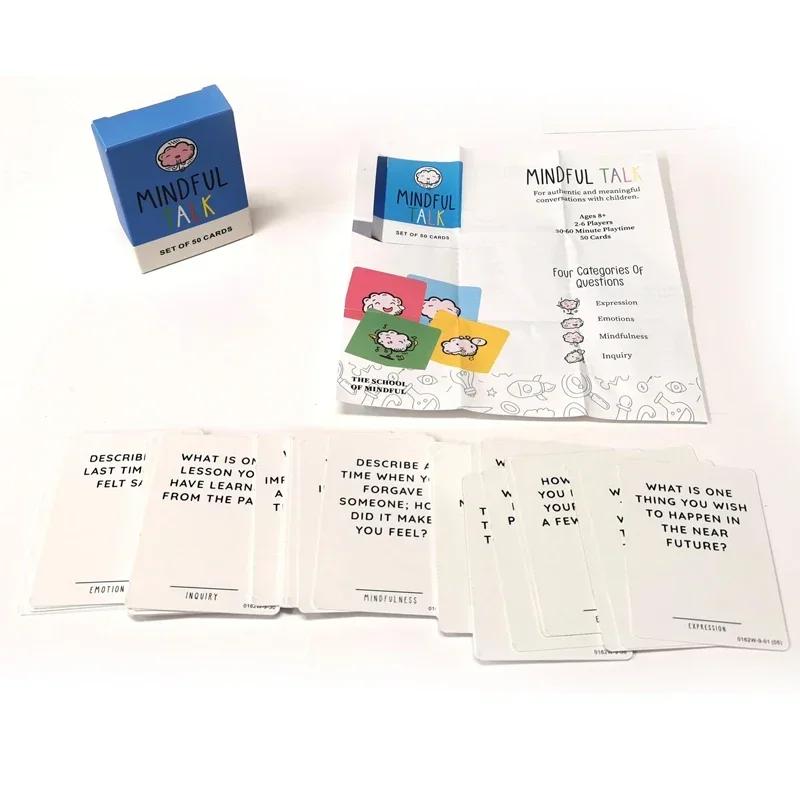 MINDFUL TALK Family Card Games: A Fun and Engaging Way To Bring Your Family Closer While Practicing Mindfulness
