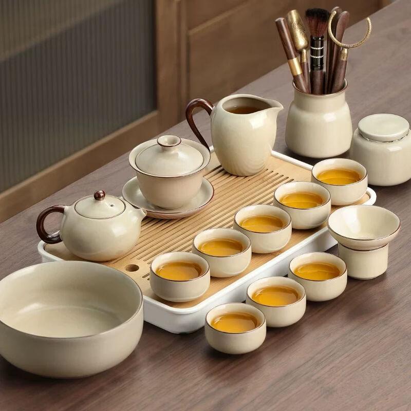 

Anmu Ru Kiln Ceramic Kung Fu Tea Set
