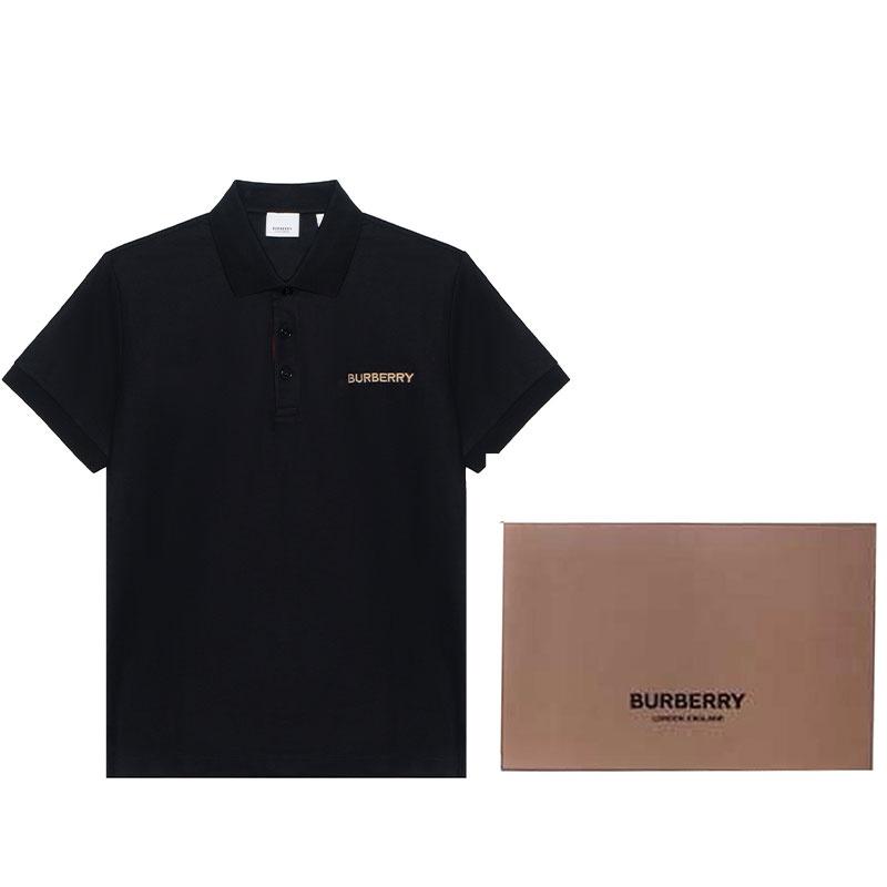 Burberry SS24 Polo Shirt Men's Black 80844361