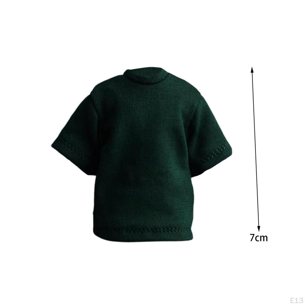 1/12 Hip Hop Loose T Shirt Troopers Fittings DIY Accessory Male Figure Short Sleeves Doll