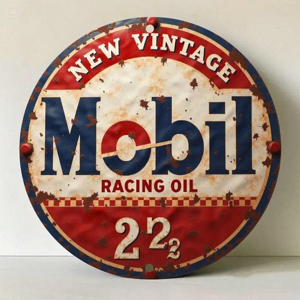 Vintage Metal Tin Sign Garage Decor Industrial Wall Art Man Cave Pub