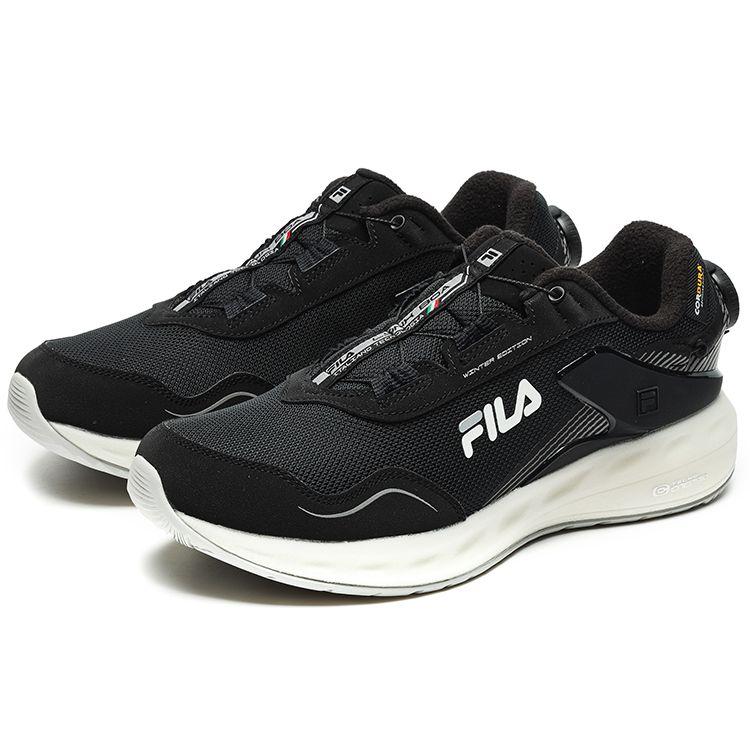 Fila Lynx Boa We Fleece Outdoor Low Top Running Shoes Women Sneaker Black A12W241225FSL