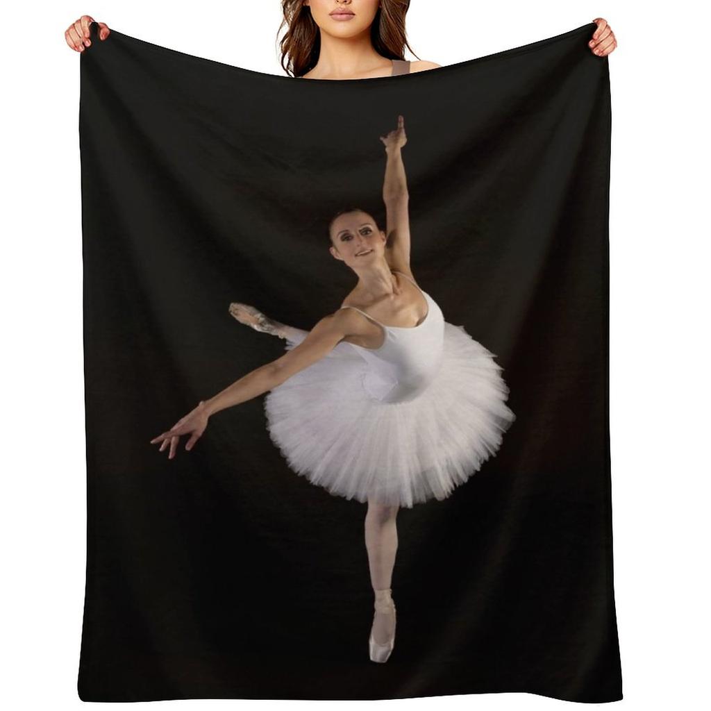 Ballet Dancer Throw Blanket Plaid Soft For Decorative Sofa Sleeping Bag Blankets