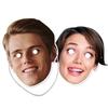4/8pcs Personalized Custom Photo Face Masks Funny Carnival Bachelorette Party Decoration Wedding Birthday Celebrations Favors