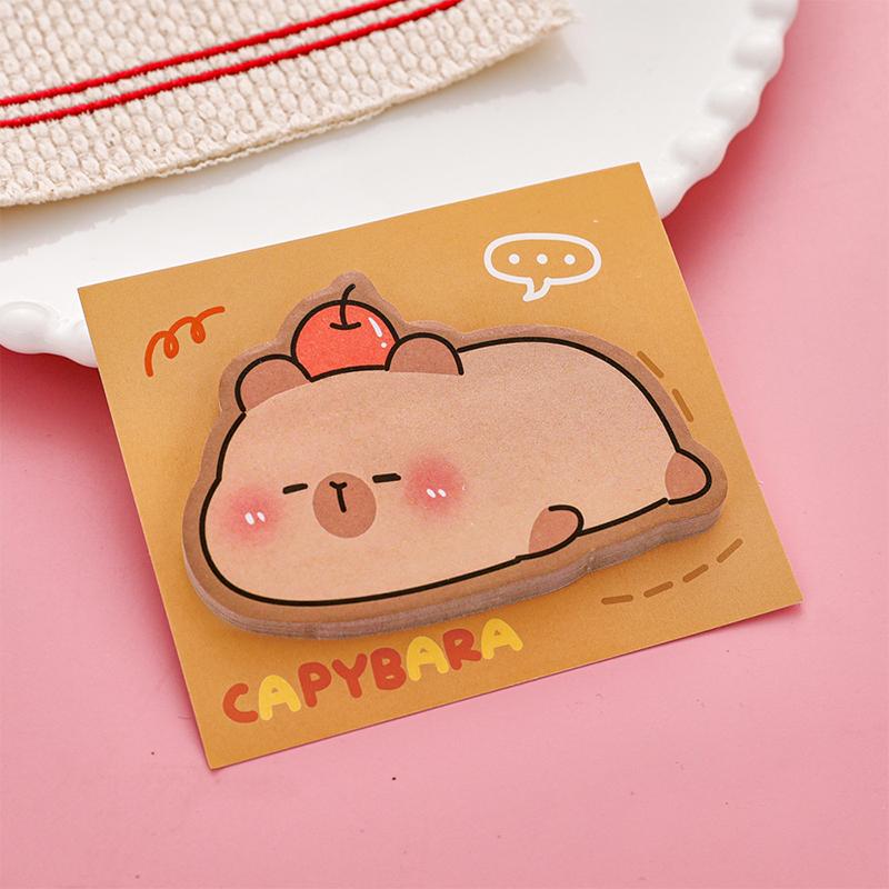 30Sheets Cute Cartoon Animal Sticky Notes Kawaii Student Sticky Note Creative N Times Stationery Label Notepad School Supplies