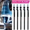 T-Shank Fine Coarse Teeth DIY Double-Sided Jigsaw Blade Extra Long Heavy Duty Scroll Saw Blades For Wood Aluminum Tight Spaces