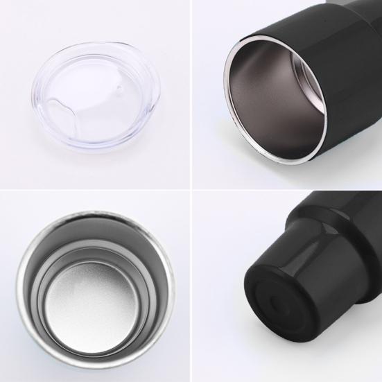 2oz Mini Tumbler Shot Glass with Straw Lid Stainless Steel Sublimation Tumblers Double Wall Vacuum Insulated Cups for Cocktails Juices Coffee