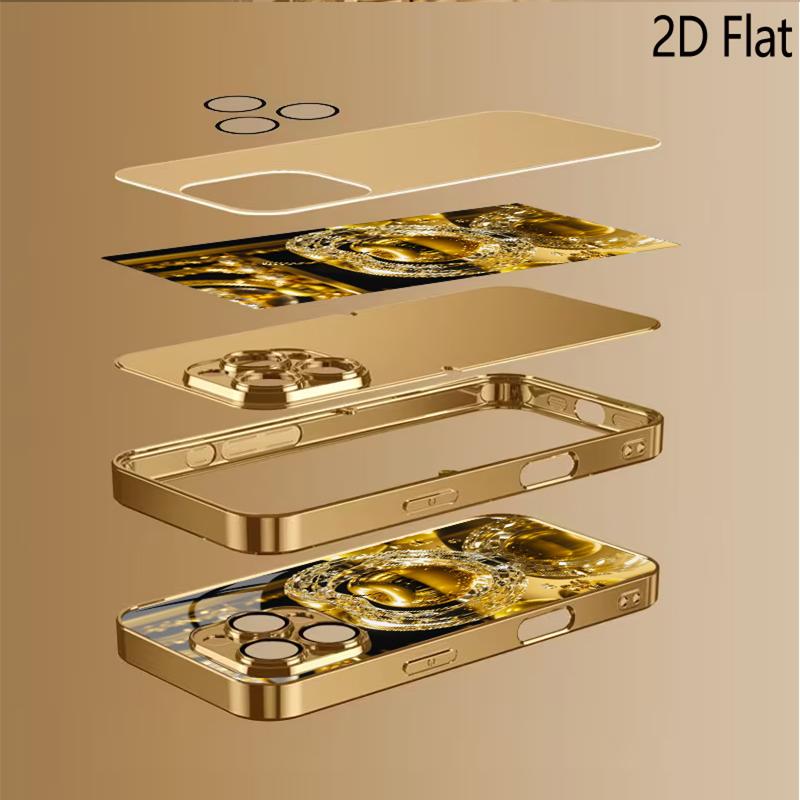 apple print Patterned tempered glass design for iPhone16 17 Pro Max 15 14 13 12 11 ProMax Phone Case Camera Cover Shockproof H