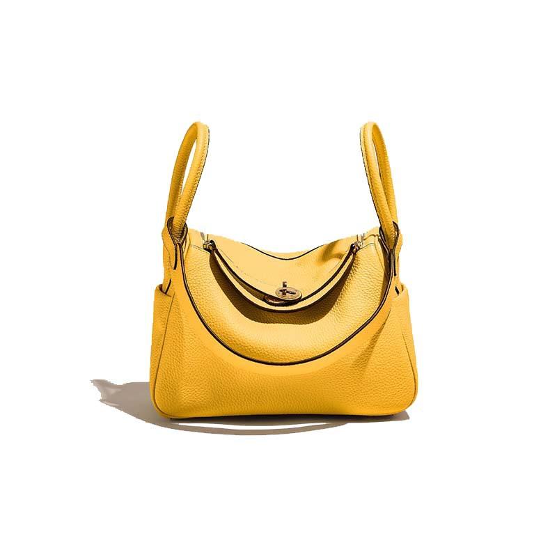 2025 Geantă nouă din piele naturală pentru femei, piele strat superior, geantă Lindy mică, Lindy la modă, versatilă, de mână, pe un umăr, crossbody