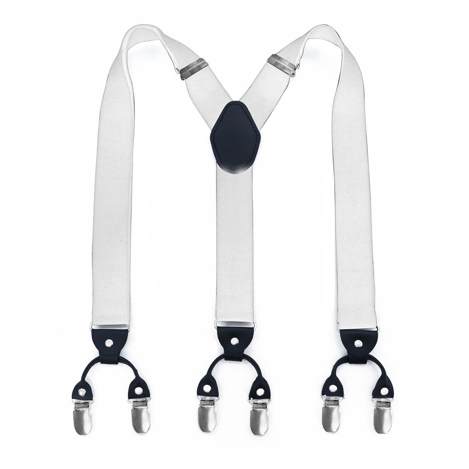 

«Модные мужские эластичные подтяжки с шестью клипсами для взрослых и пожилых людей»