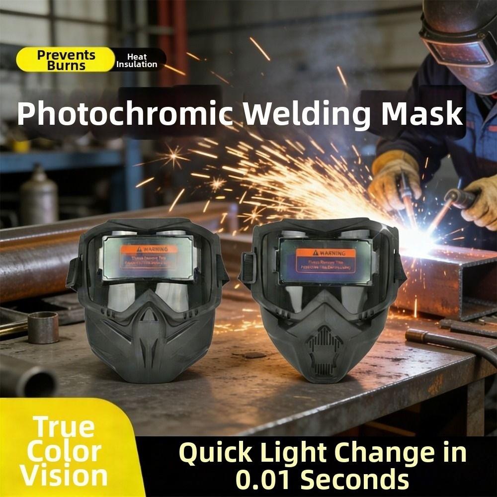 Head-mounted Welder Mask Detachable Welding Face Shield Auto Darkening Welding Helmet  Face Safety