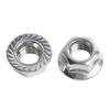 304 Stainless Steel Hexagonal Flange Nut with Teeth
