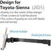Car Phone Holder For Toyota Sienna LE 2025 [ Only For 8 Inch Touchscreen ] Auto Interior Accessories Best Cell Phones Mount Cellphone Mobile Cradle