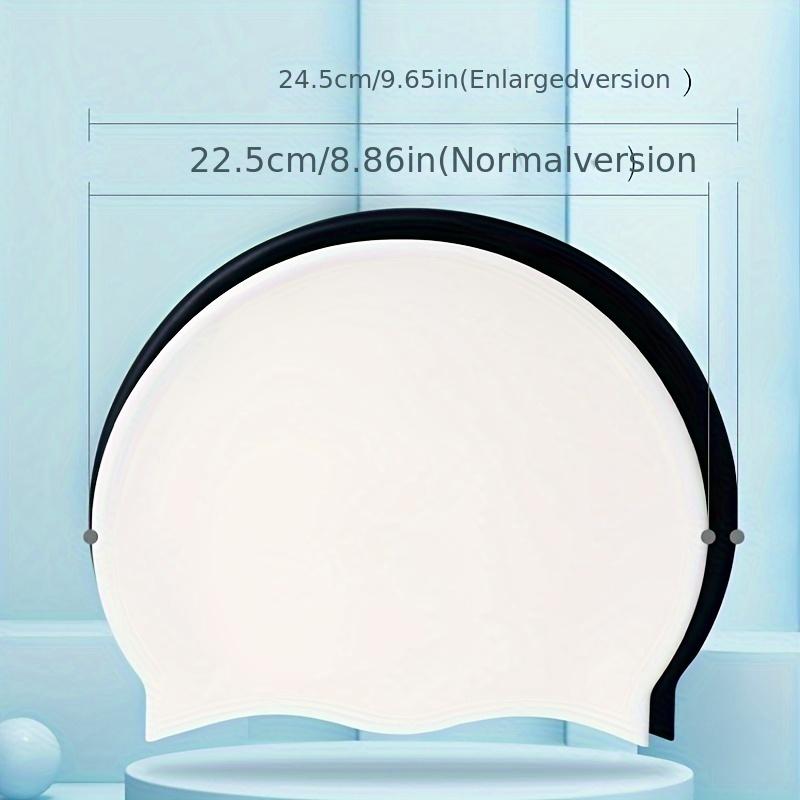 Adult Silicone Swim Cap: Waterproof, Non Slip, High Elasticity Cloud Pattern, Suitable for Both Men and Women