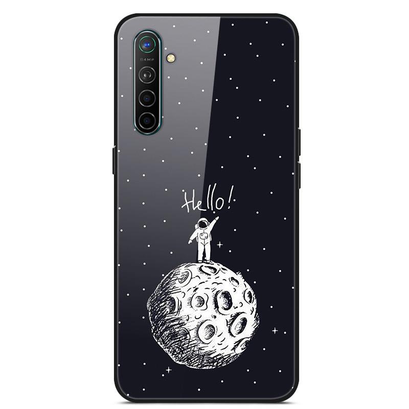 For OPPO Realme XT Tempered Glass Case Soft Bumper Hard Funda For OPPO Realme 6 Pro Realme X2 XT Phone Case Realme6 Back Cover