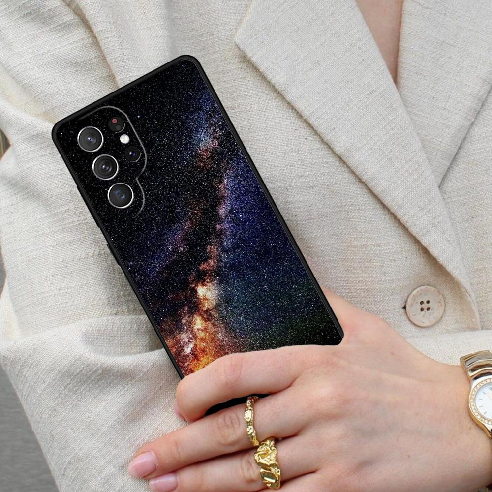 Starry Night Sky Stars Child Cell Phone Case for Samsung Galaxy S26 Ultra S25 S24 S23 S22 S21 S20 Note10 Cover