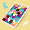 High Quality Puzzle Colorful Wooden Tangram Jigsaw Brain Game Puzzle Bloacks Preschool Children Play Training Educational Toys