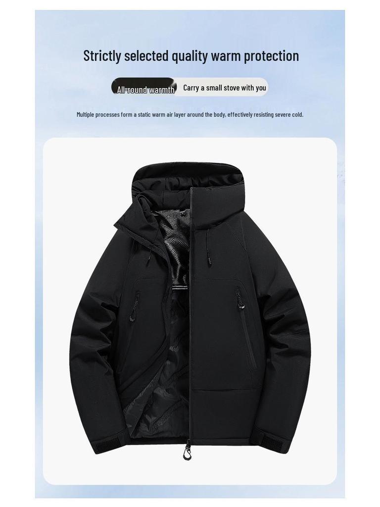 Graphene Winter Windproof Hooded Jacket, Thickened for Outdoor Mountaineering - Unisex 2025 Edition.