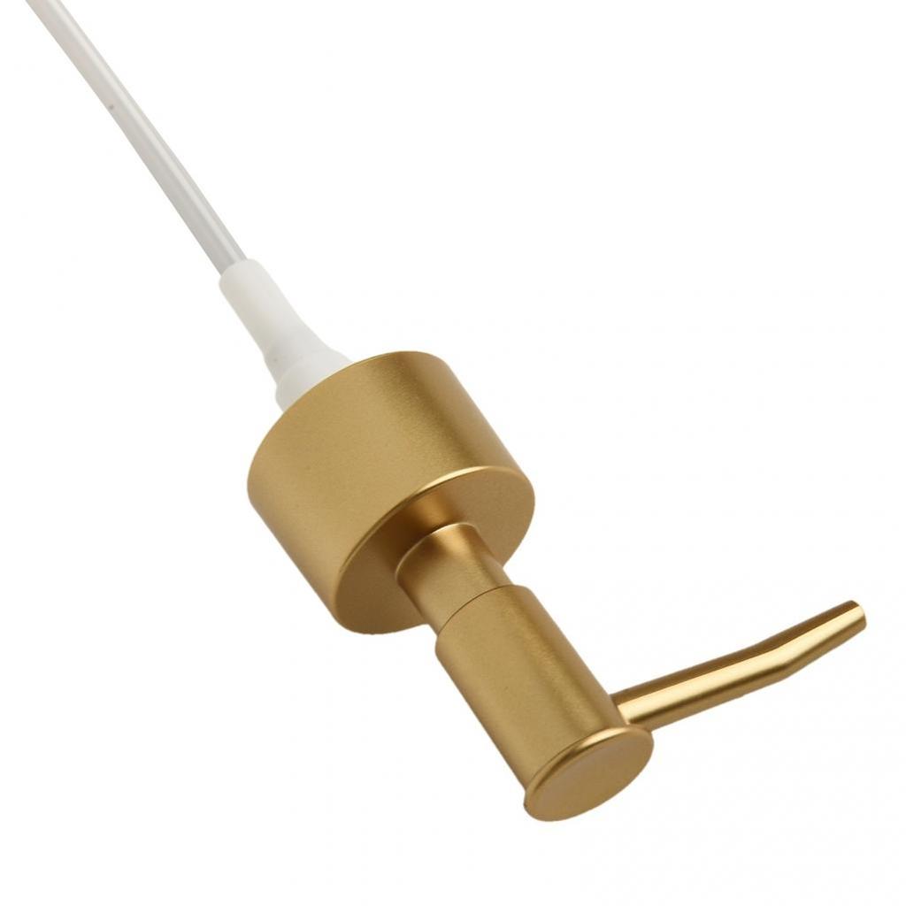 Soap Dispenser Pump Thread Standard Brushed Silver Compatible With Most Pumps