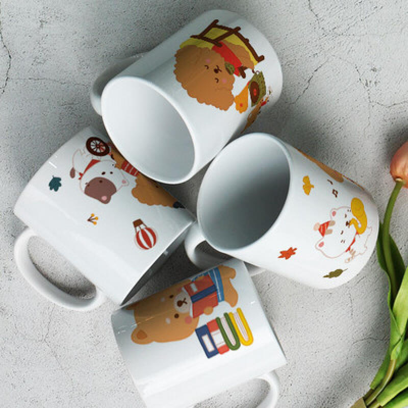 tf594-Design Mug 4p-Animals Enjoying Hobbies